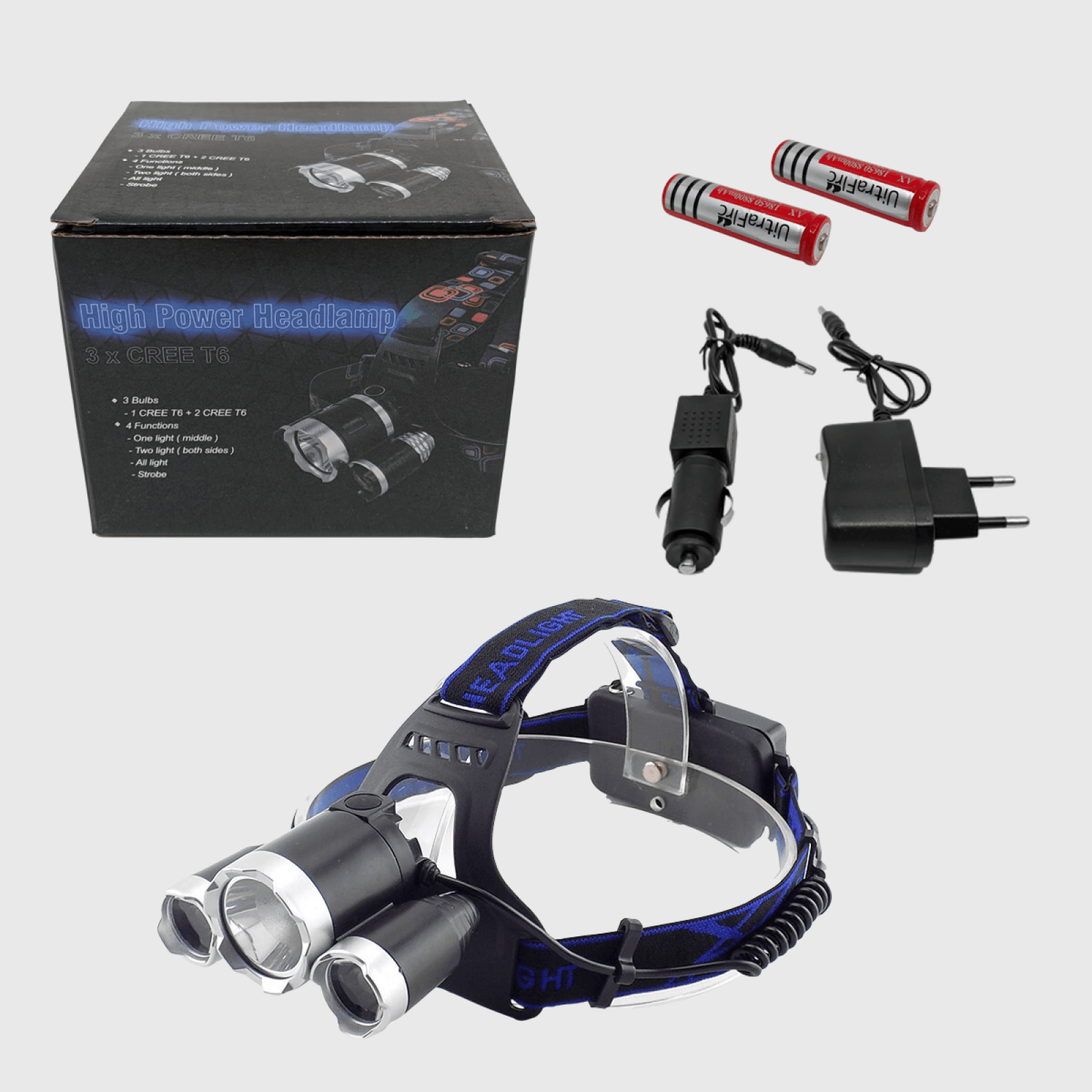 NAGLAVNA LAMPA X3 CREE