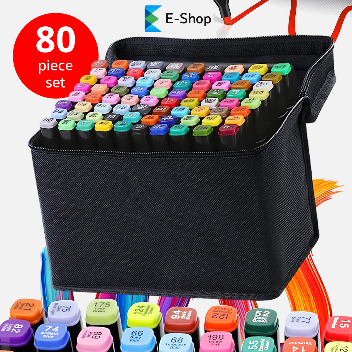 80-DJELNI SET FLOMASTERA