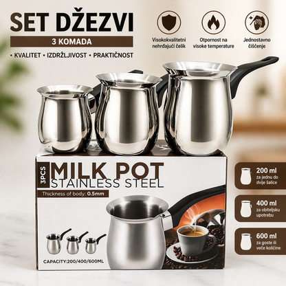 3-DIJELNI SET DZEZVI ZA KAVU