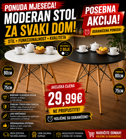 BLAGAVAONSKI STOL 80 CM-ROTONDO