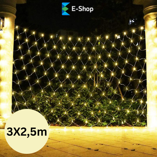 LED LAMPICE MREŽA 3x2m