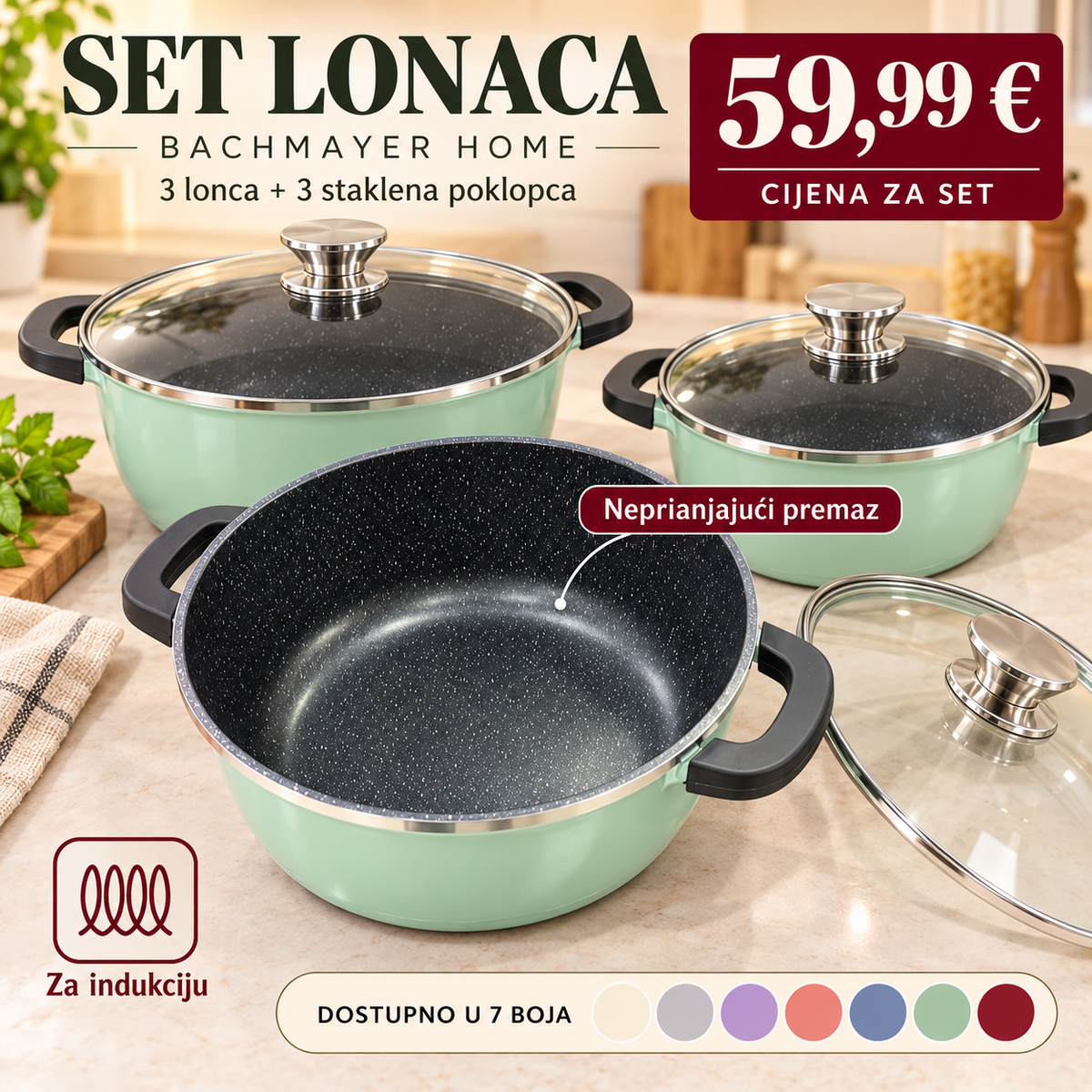 SET LONACA BACHMAYER HOME – 6 DIJELOVA
