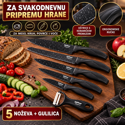 HÖFFNER ELEGANCE 6-DIJELNI SET NOŽEVA