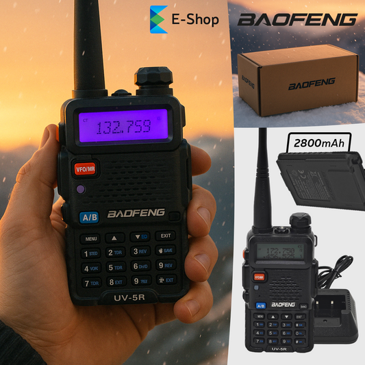 BAOFENG VISOKODOMETNI DIGITALNI VOKI TOKI UV-5R