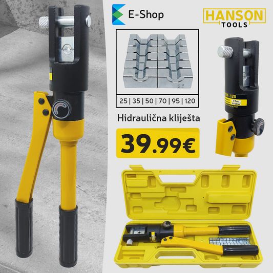 HANSON HIDRAULIČNA KLIJEŠTA 10-120mm2 8T