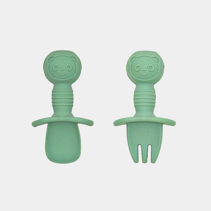 DJEČJI SILIKONSKI SET PRIBORA ZA JELO