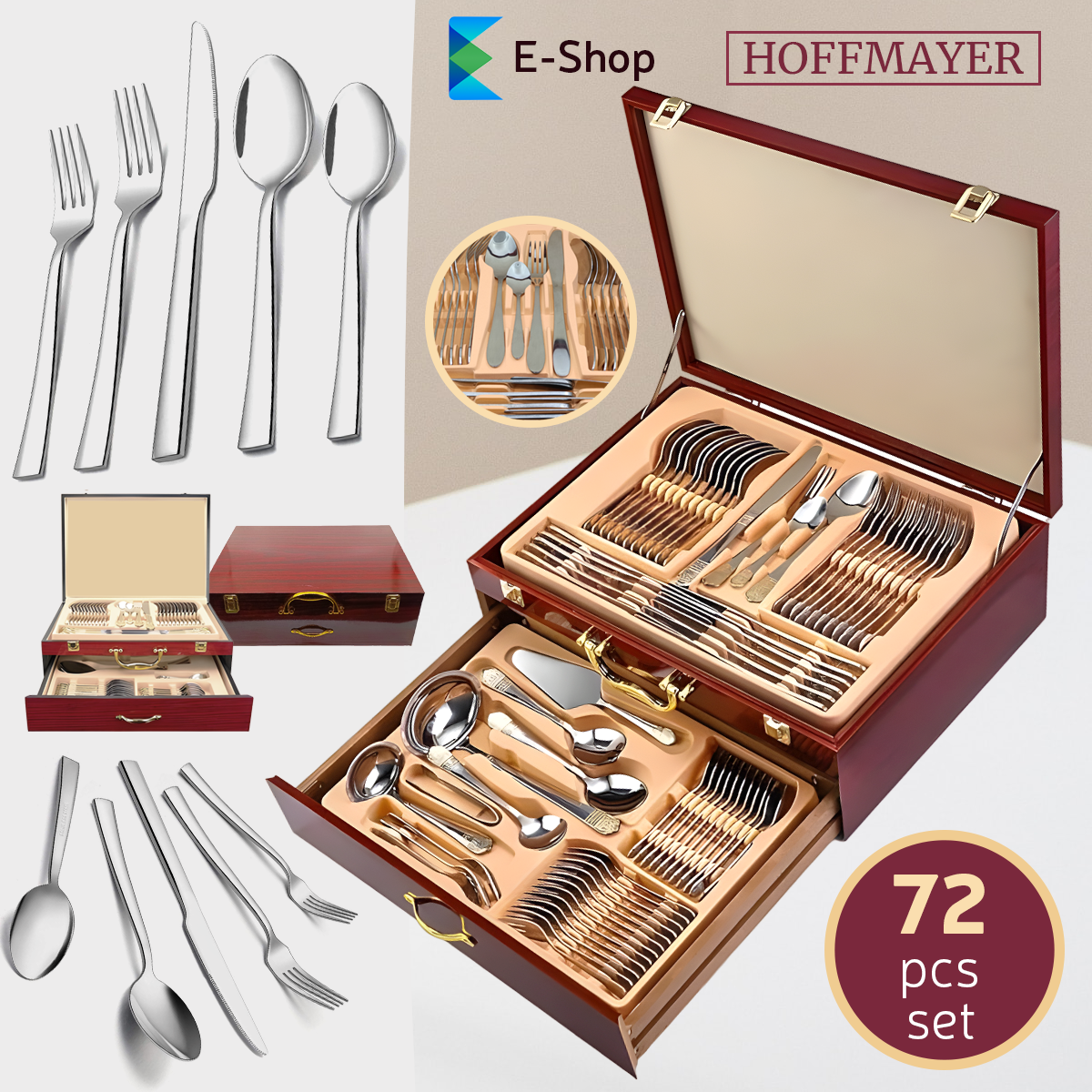 PRIBOR ZA JELO ZA 12 OSOBA- 72-DIJELNI SET