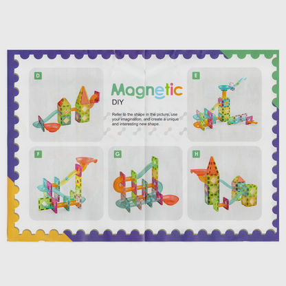 61-DIJELNI SET MAGNETNIH PLOČICA-BALL RUN