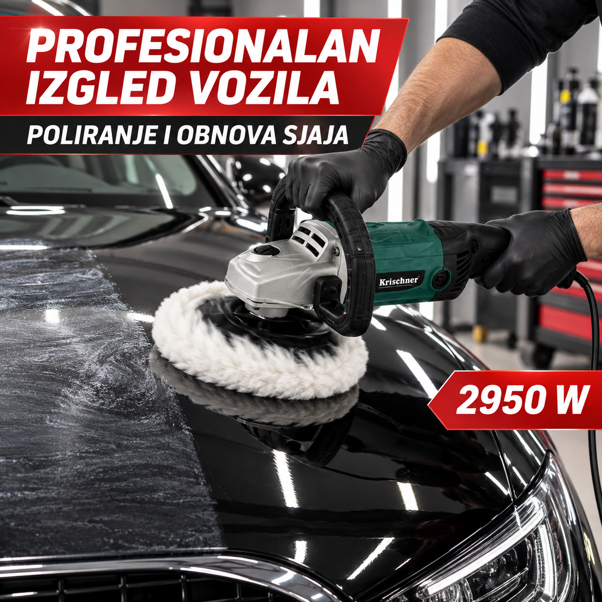 ELEKTRIČNA POLIRKA ZA AUTOMOBIL