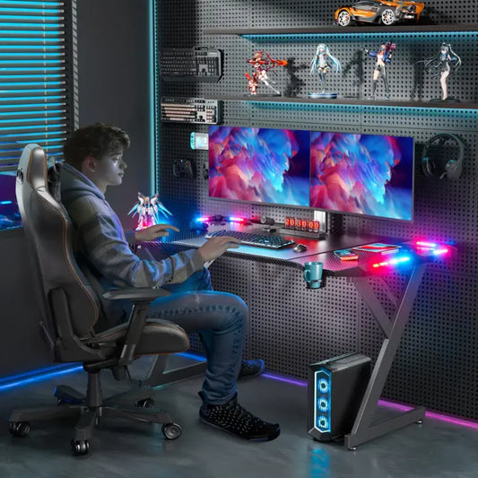 LED RGB GAMING STOL